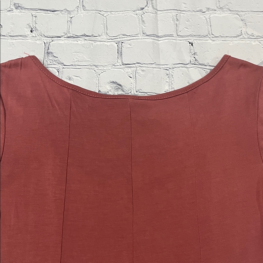 Rust Red Flowy Dress - Picture 13 of 13